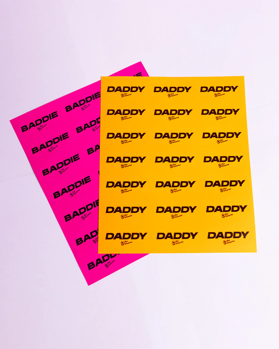 21pc DADDY Sticker Sheet - Image 3