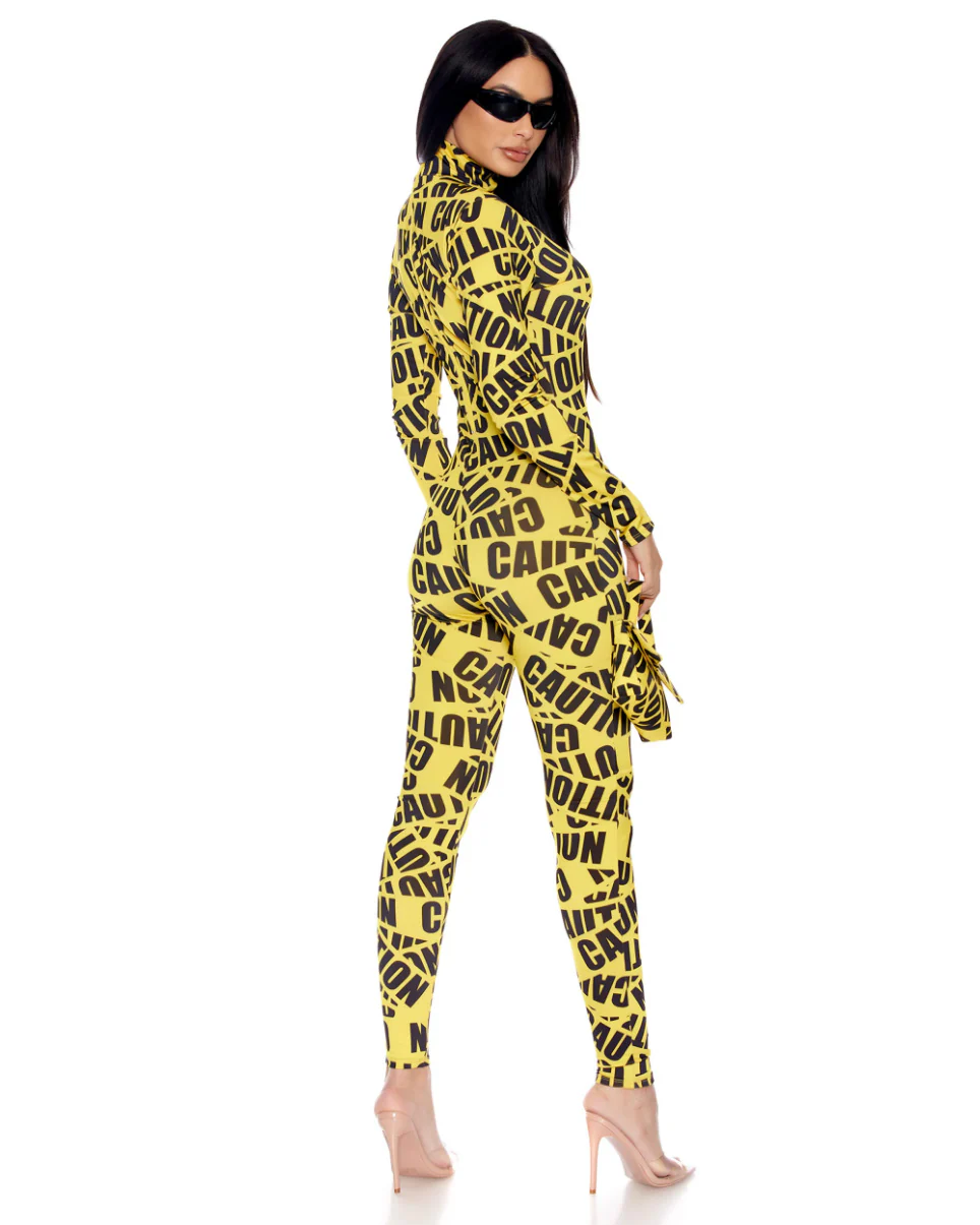 3pc Caution Catsuit - Image 8
