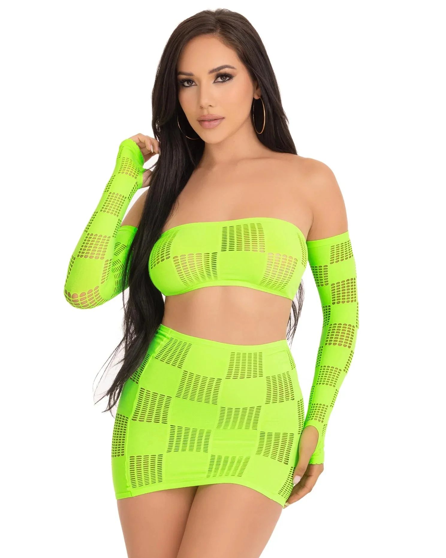 Green Ego Trip Women's 3pc Skirt Set - Image 7