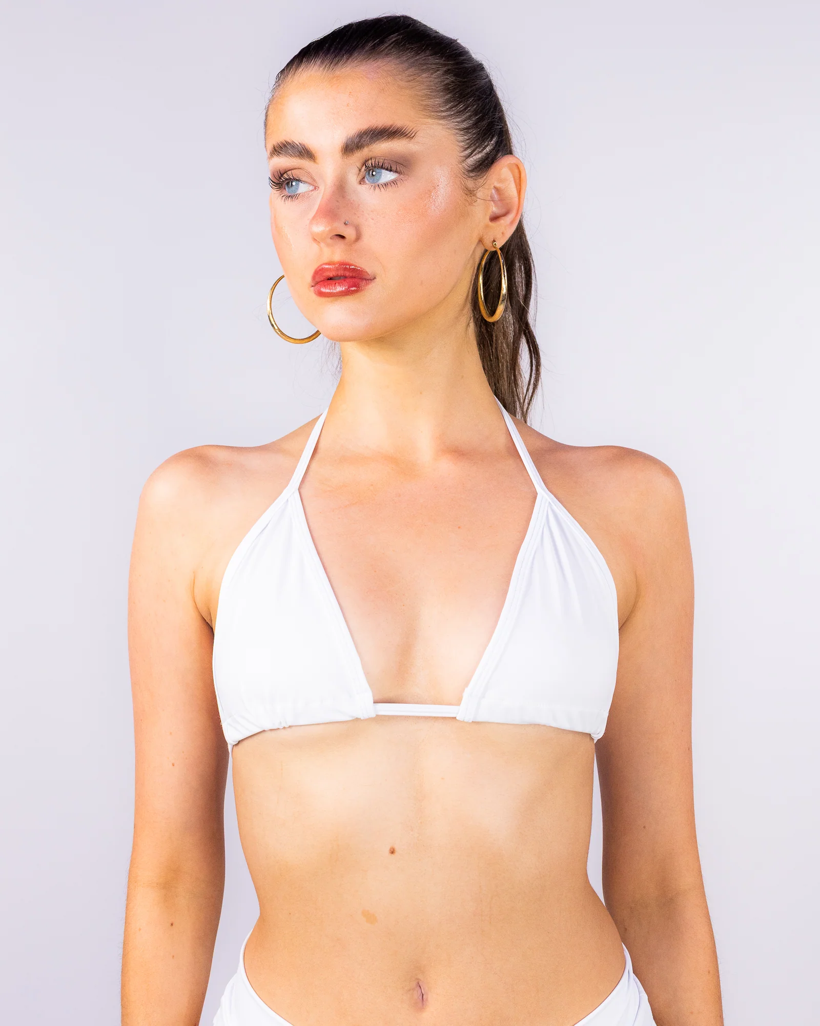 Basic Women's Triangle Bikini Top - Image 7