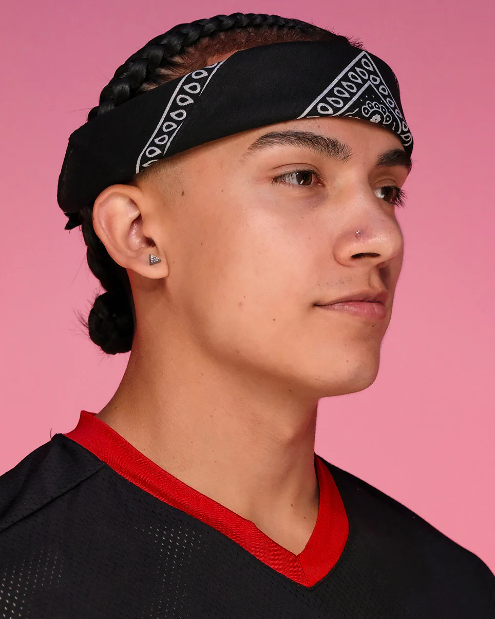 Basic Paisley Unisex Face Bandanna Mask - Image 11