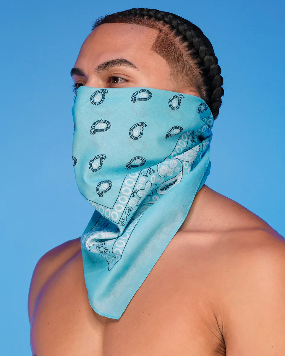 Basic Paisley Unisex Face Bandanna Mask - Image 3