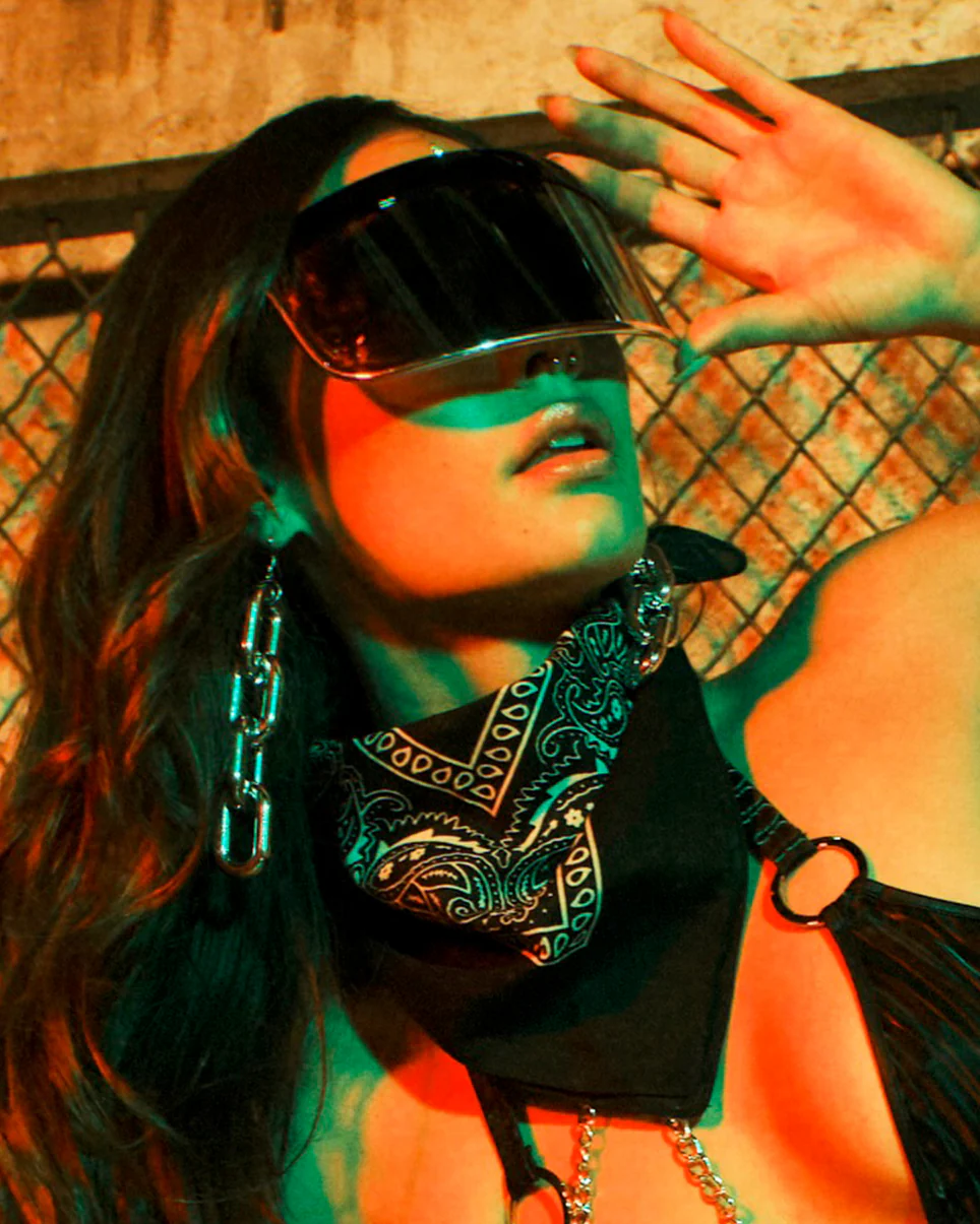 Basic Paisley Unisex Face Bandanna Mask - Image 5