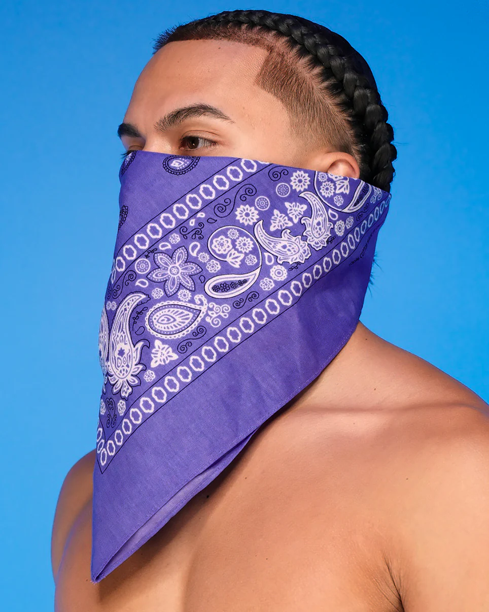 Basic Paisley Unisex Face Bandanna Mask - Image 6