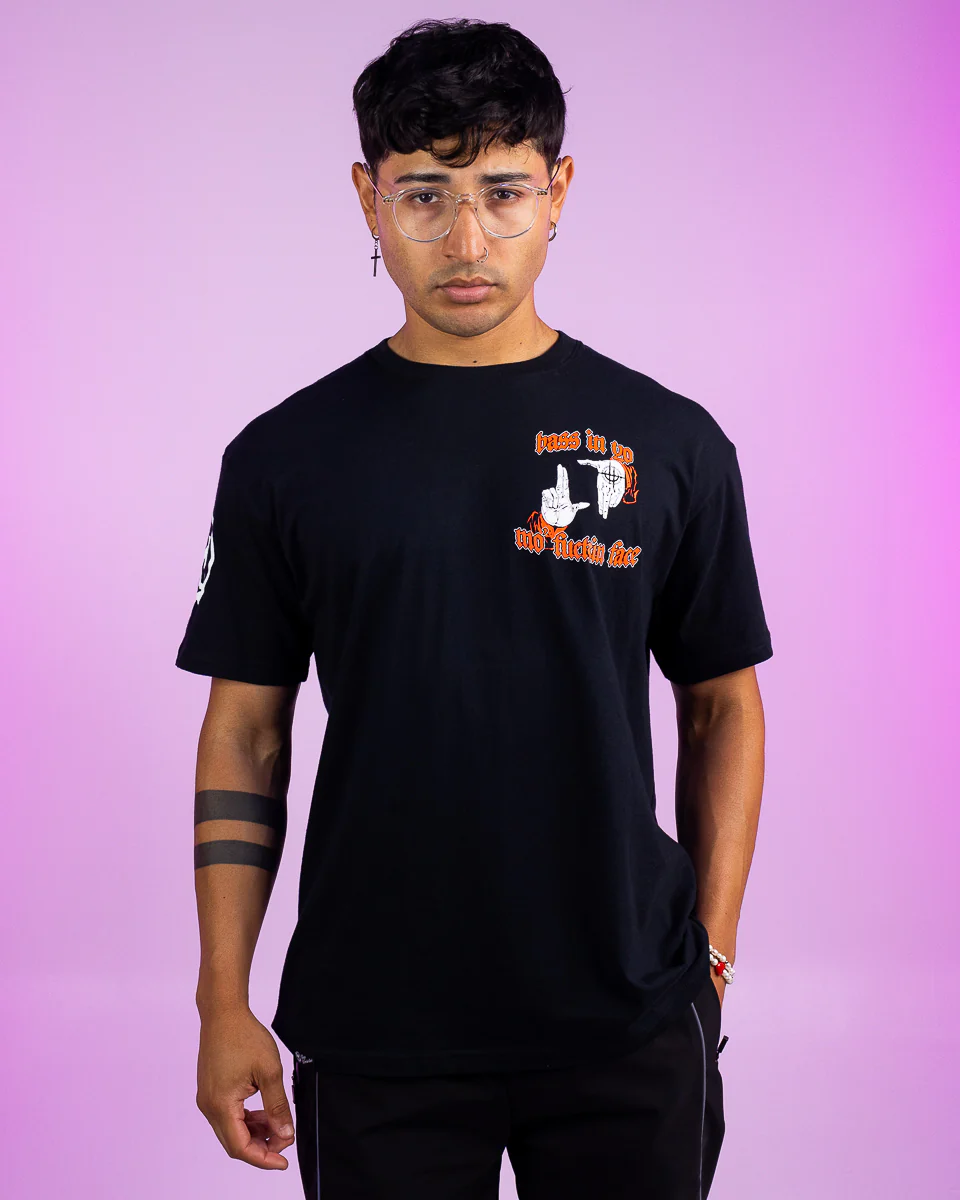 Bass In Yo MFin Face Men's T-Shirt - Image 2