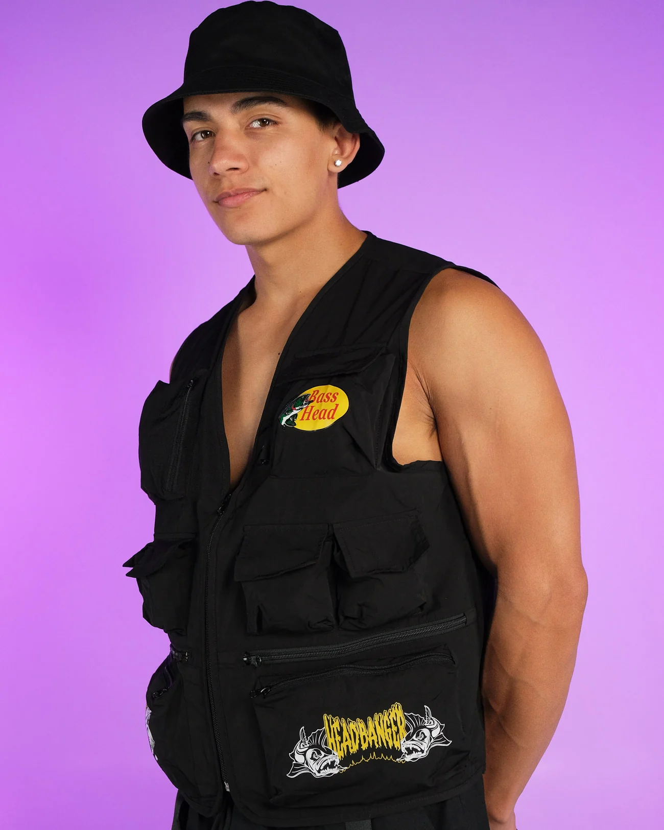 Basshead Fishing Utility Vest - Image 2