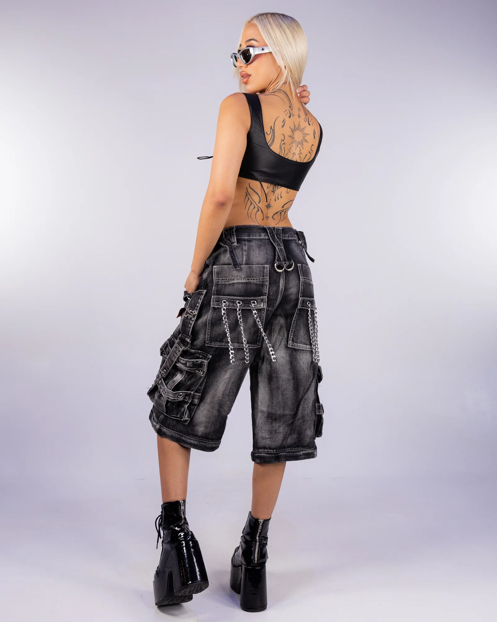 Black Devotion Women's Lace-Up Bralette Top - Image 8
