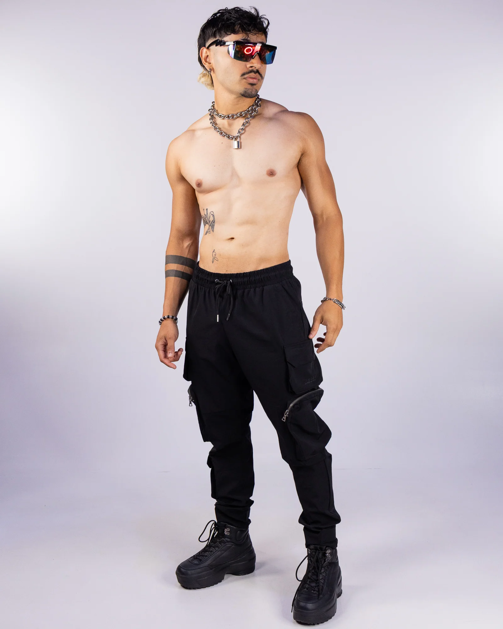 Black Unisex Cargo Pants - Image 2