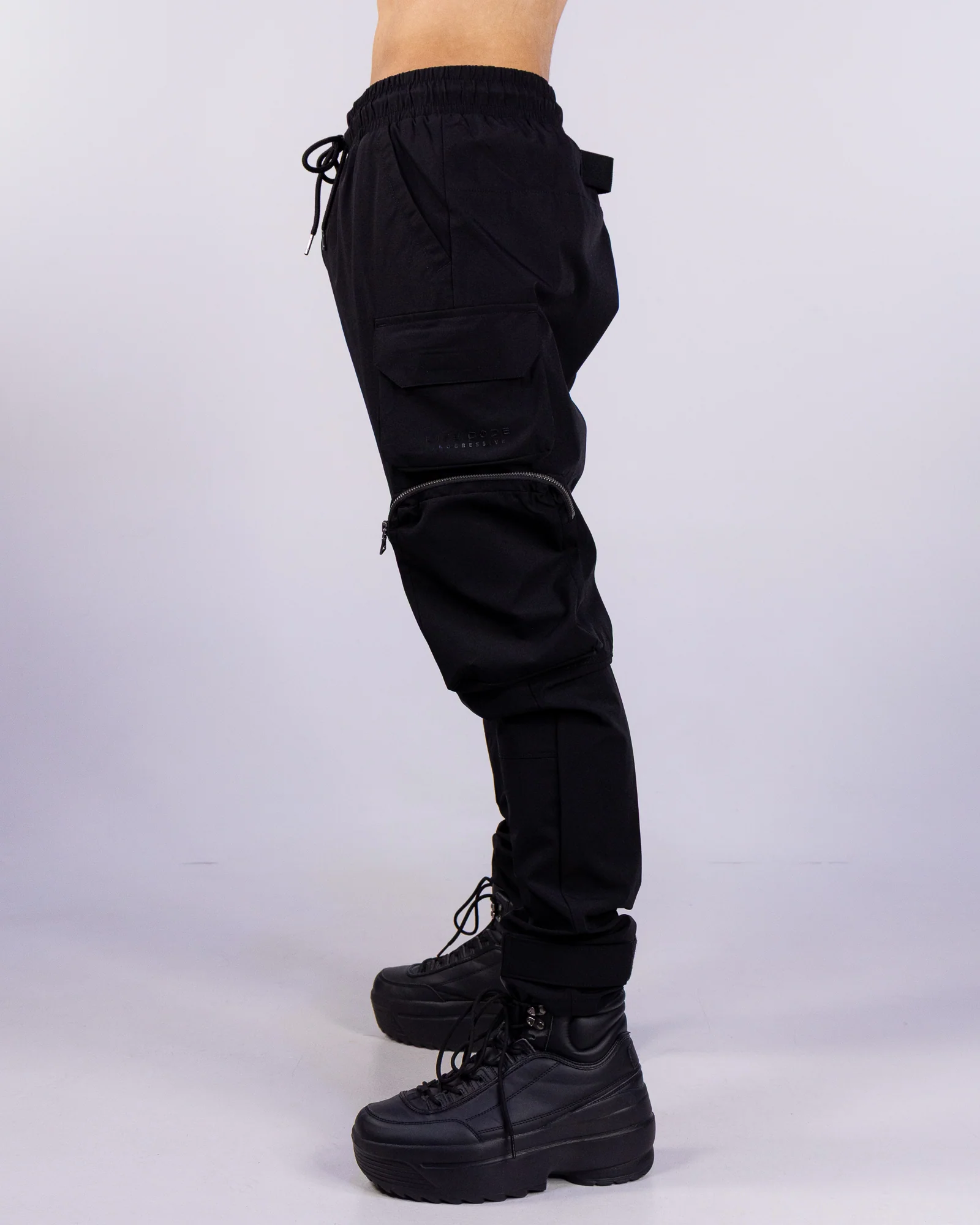 Black Unisex Cargo Pants - Image 5