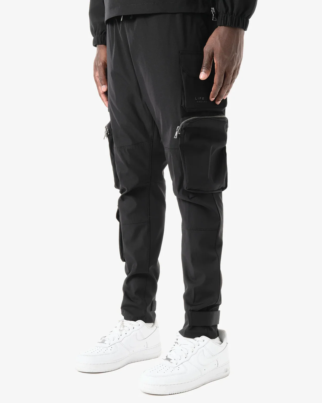 Black Unisex Cargo Pants - Image 8