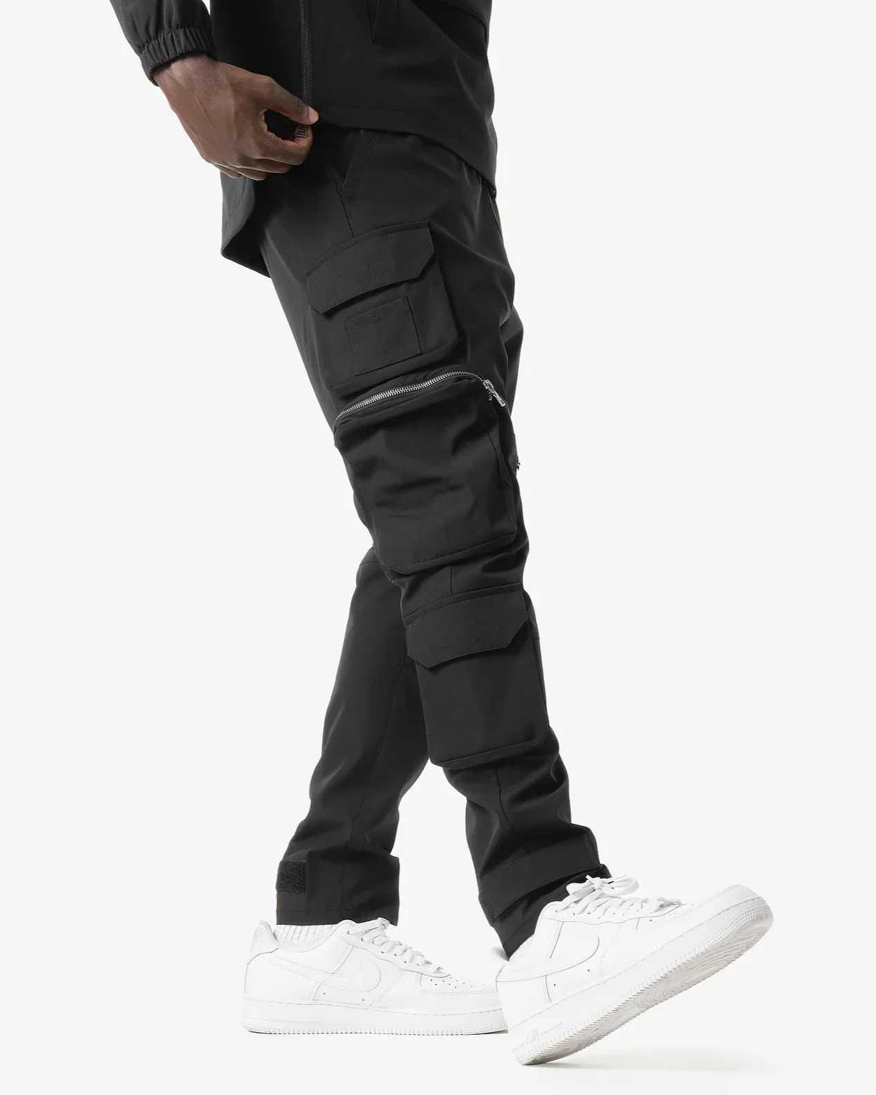 Black Unisex Cargo Pants - Image 9