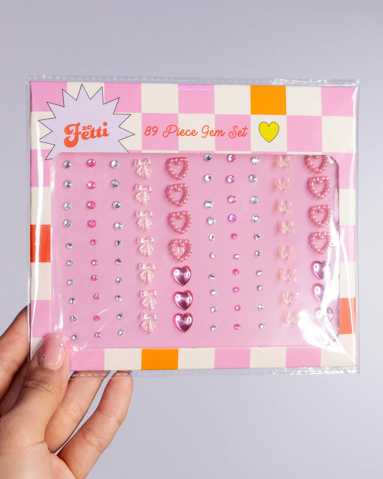 Bow & Heart Women's Face Gem Jewel Pack - Image 3