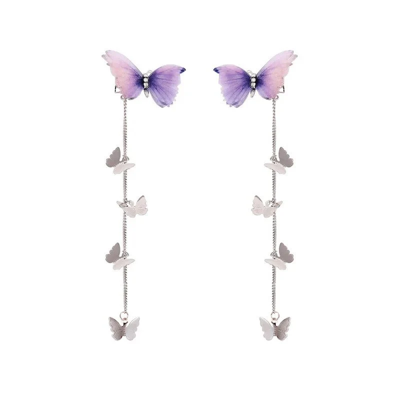 Butterfly Rain Tassle Hair Clip - Image 4