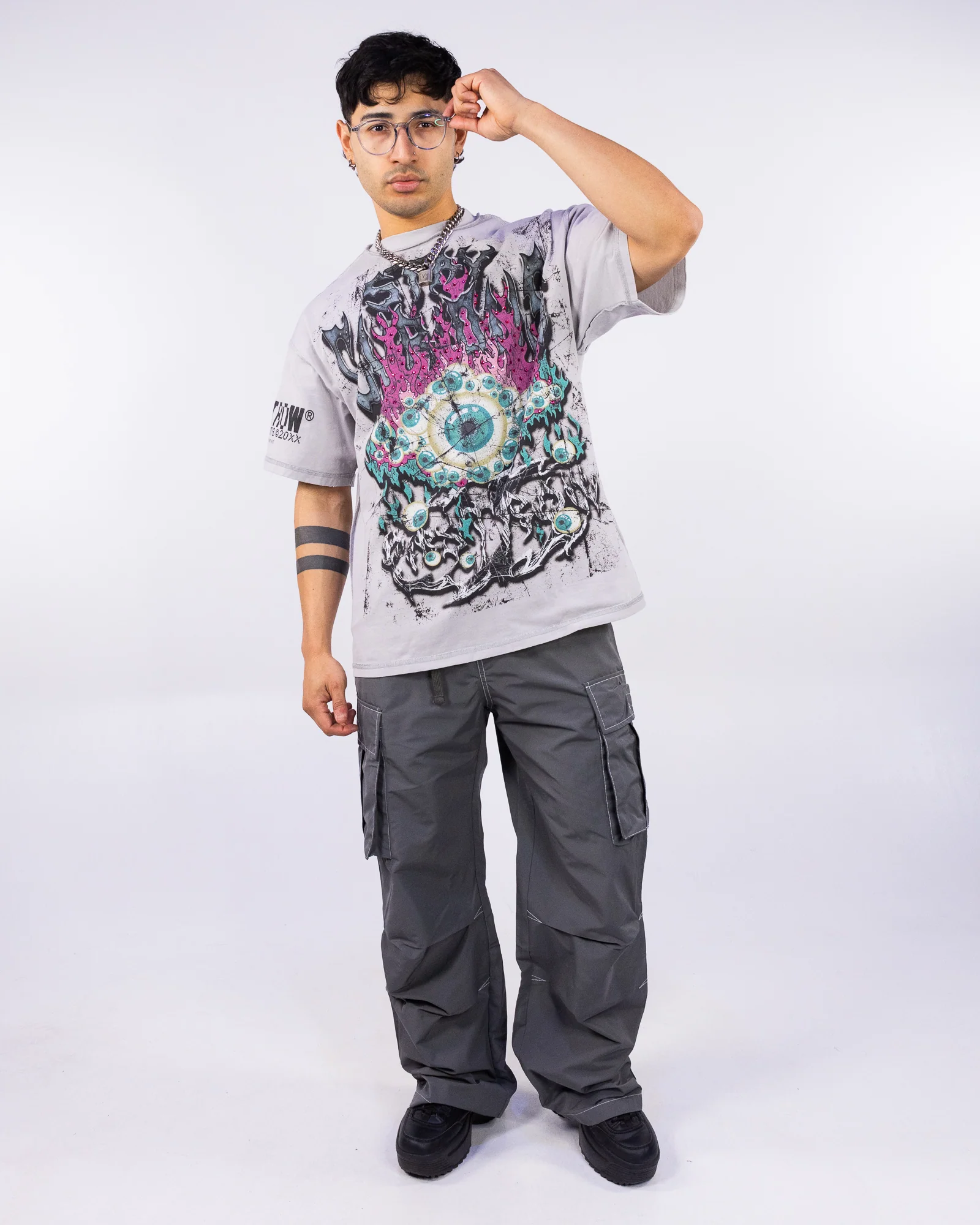 Campus Gray Men's Cargo Pants - Image 2