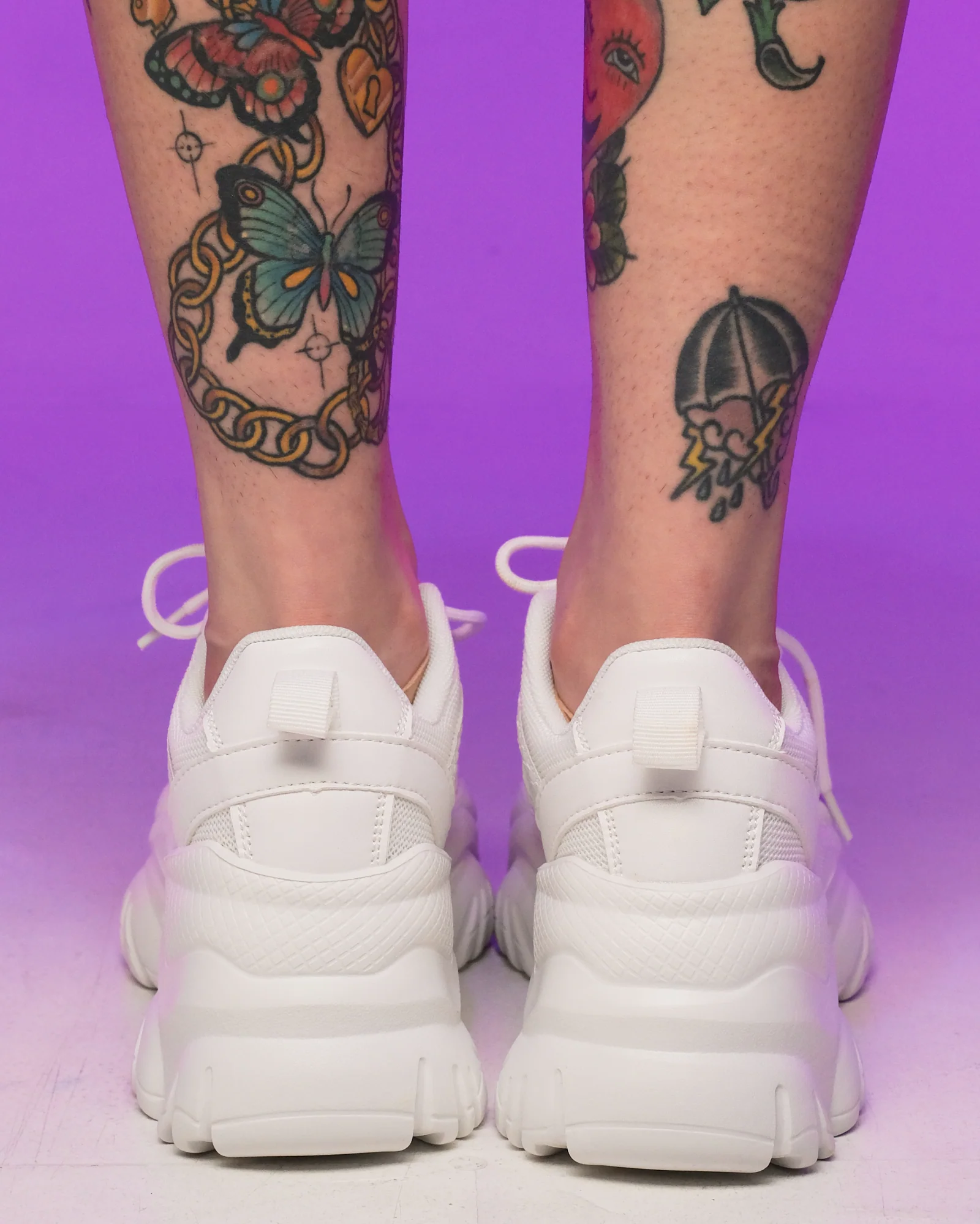 White Hanna Sneakers - Image 8