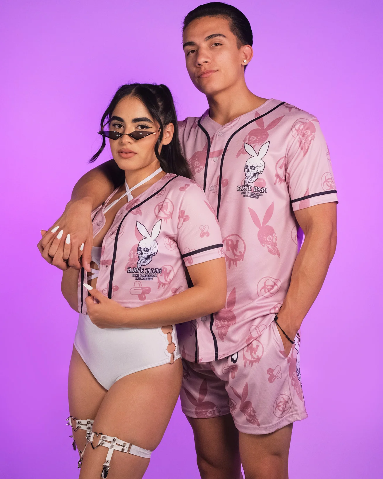 Rave Mami Pink Cropped Jersey - Image 3