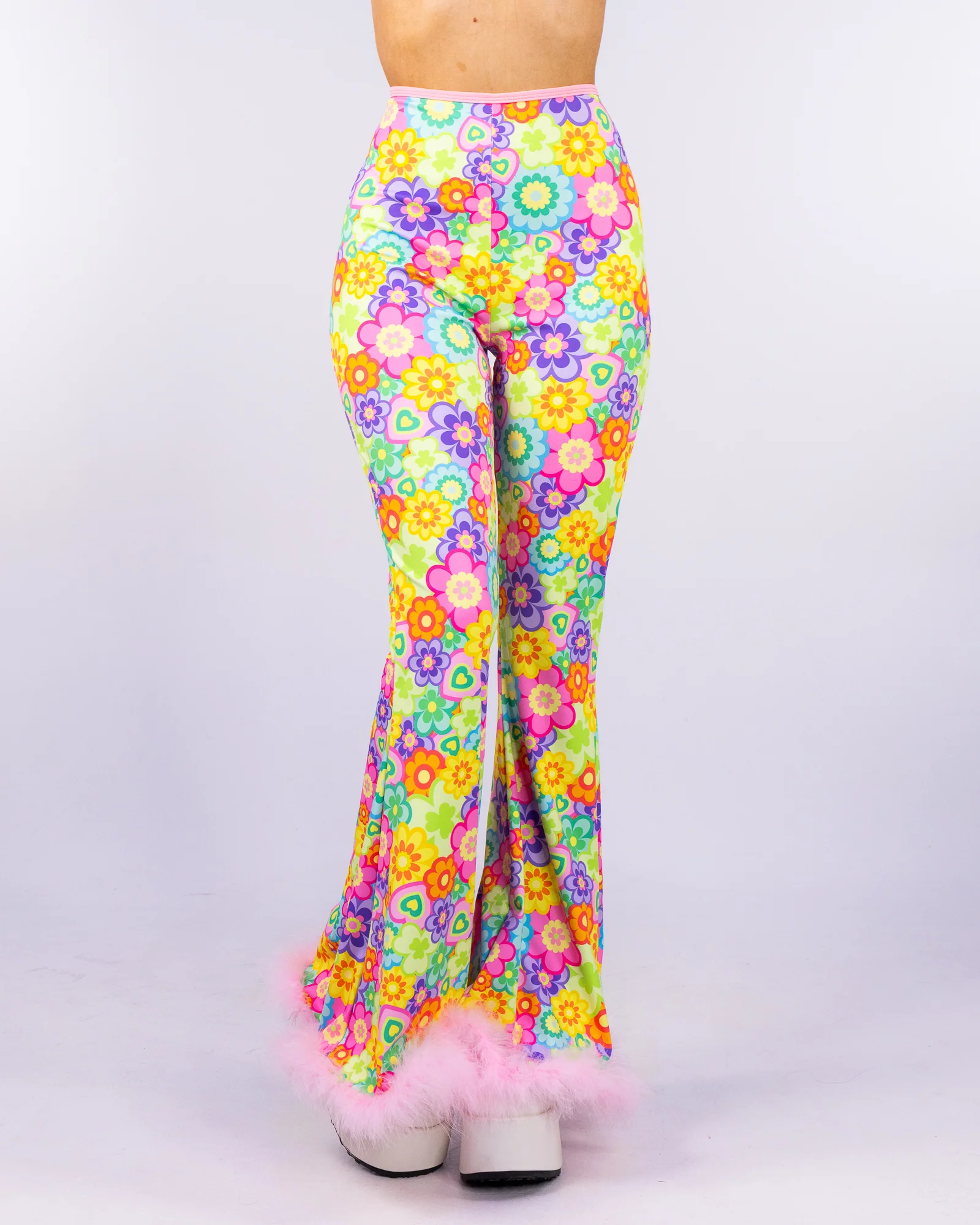 Flower Power Women's Bell Bottoms - Image 3