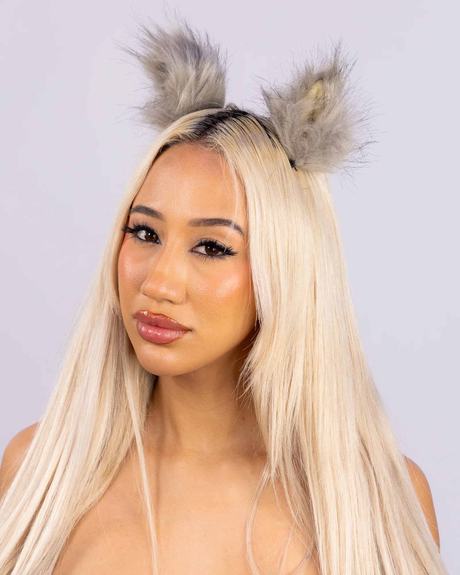 Furry Animal Costume Ear Unisex Hair Clips - Image 4