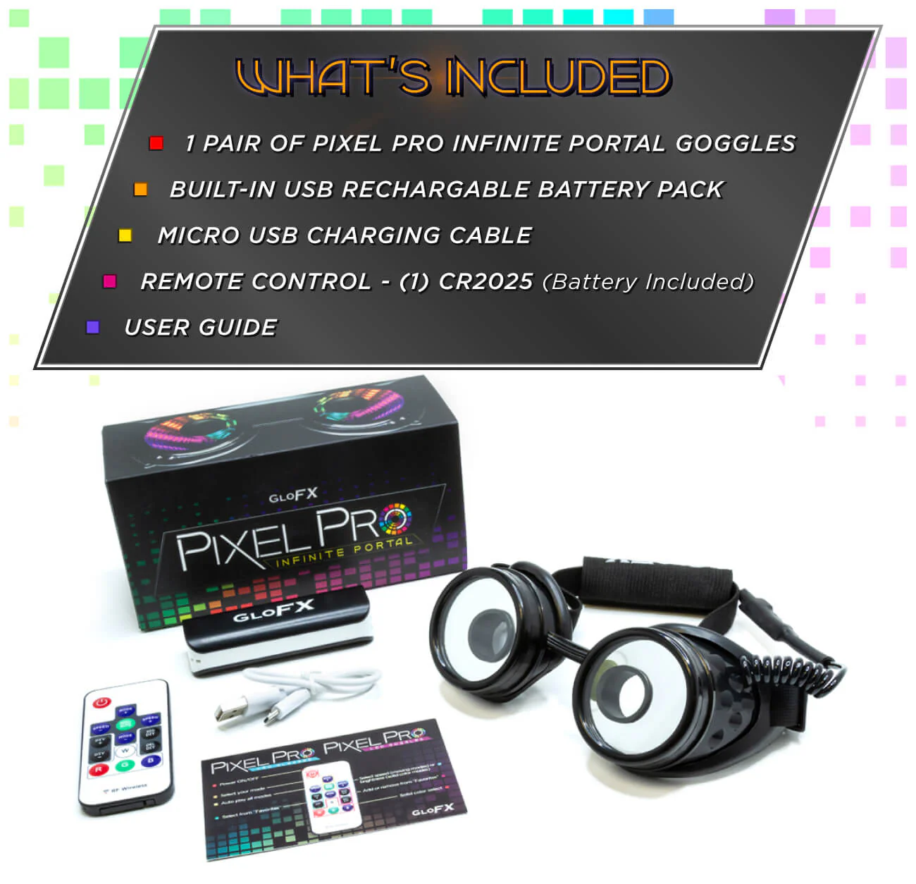 GloFX Pixel Pro Infinite Portal Goggles - Image 11