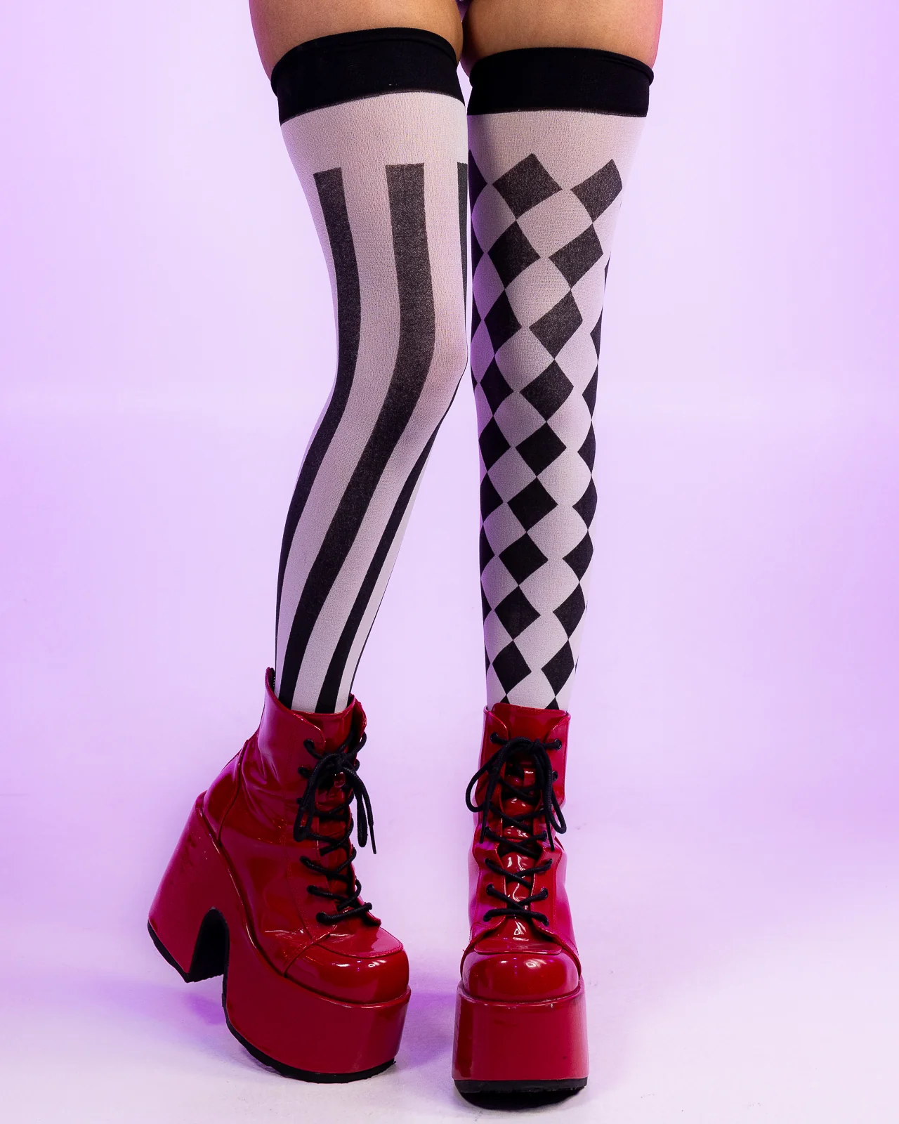 Harlequin Thigh Highs - Image 3