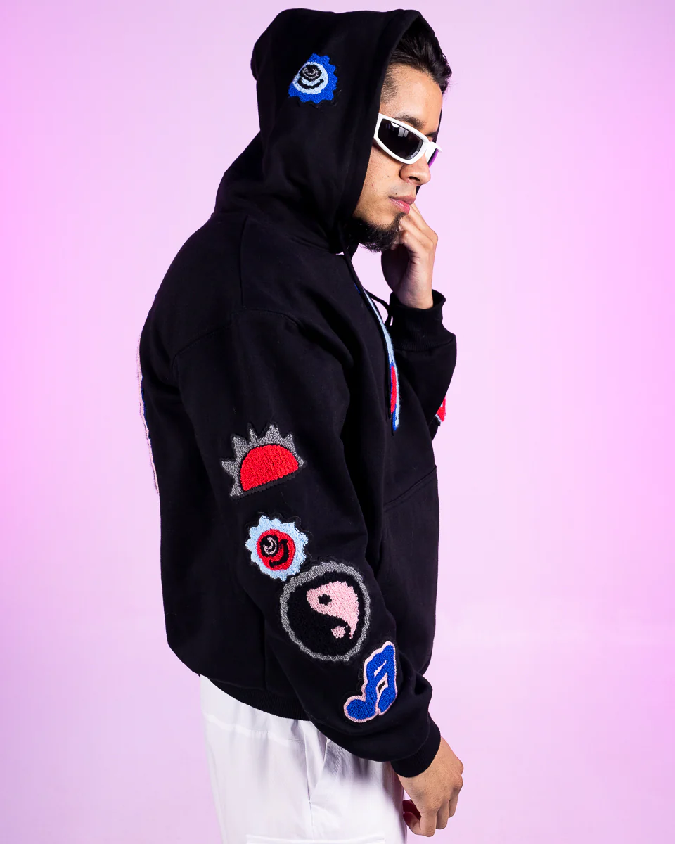 Insomniac Icons Black Hoodie - Image 2