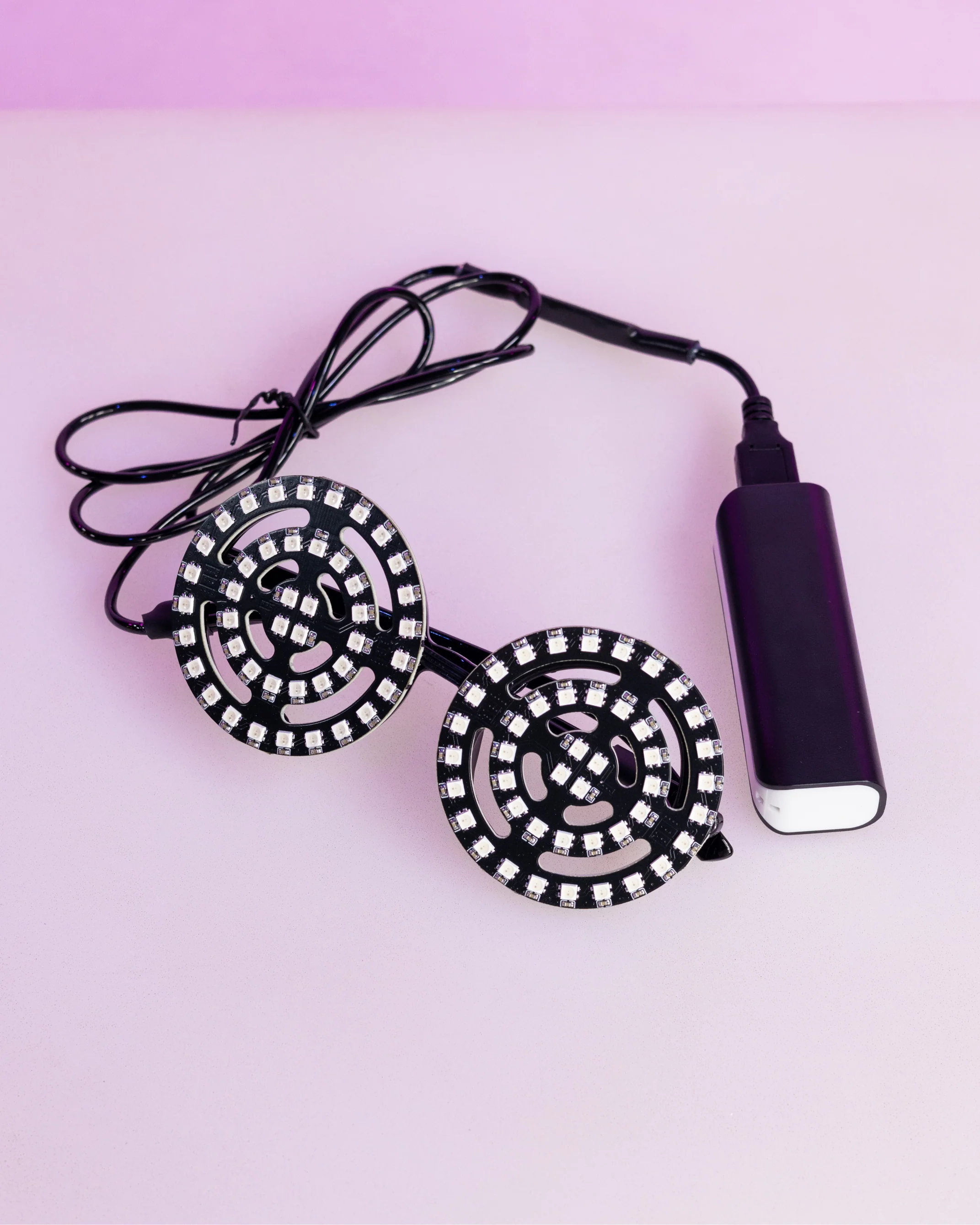 LED Circle Pixel Glasses - Image 3