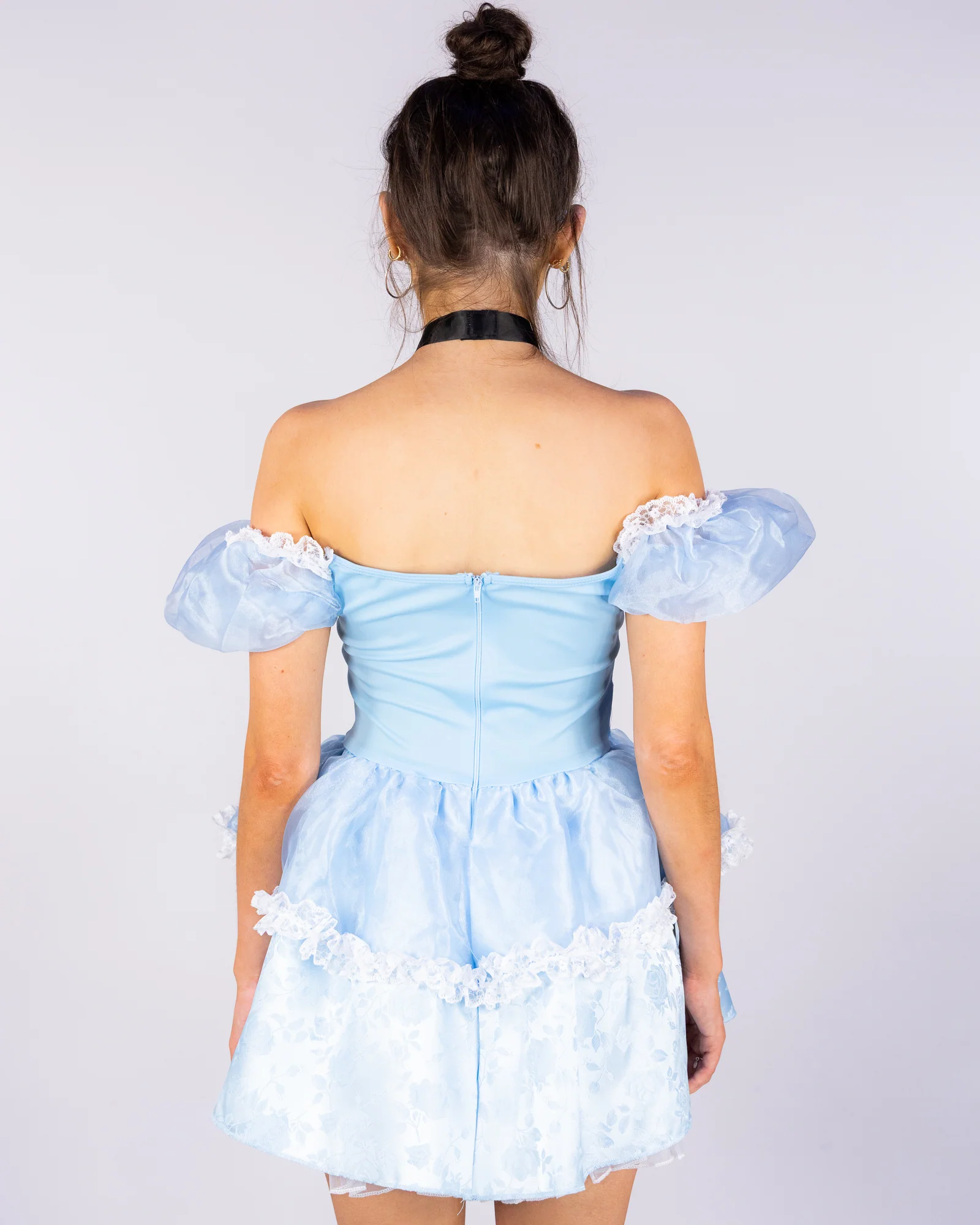 Midnight Princess 3pc Women's Blue Costume Set - Image 4
