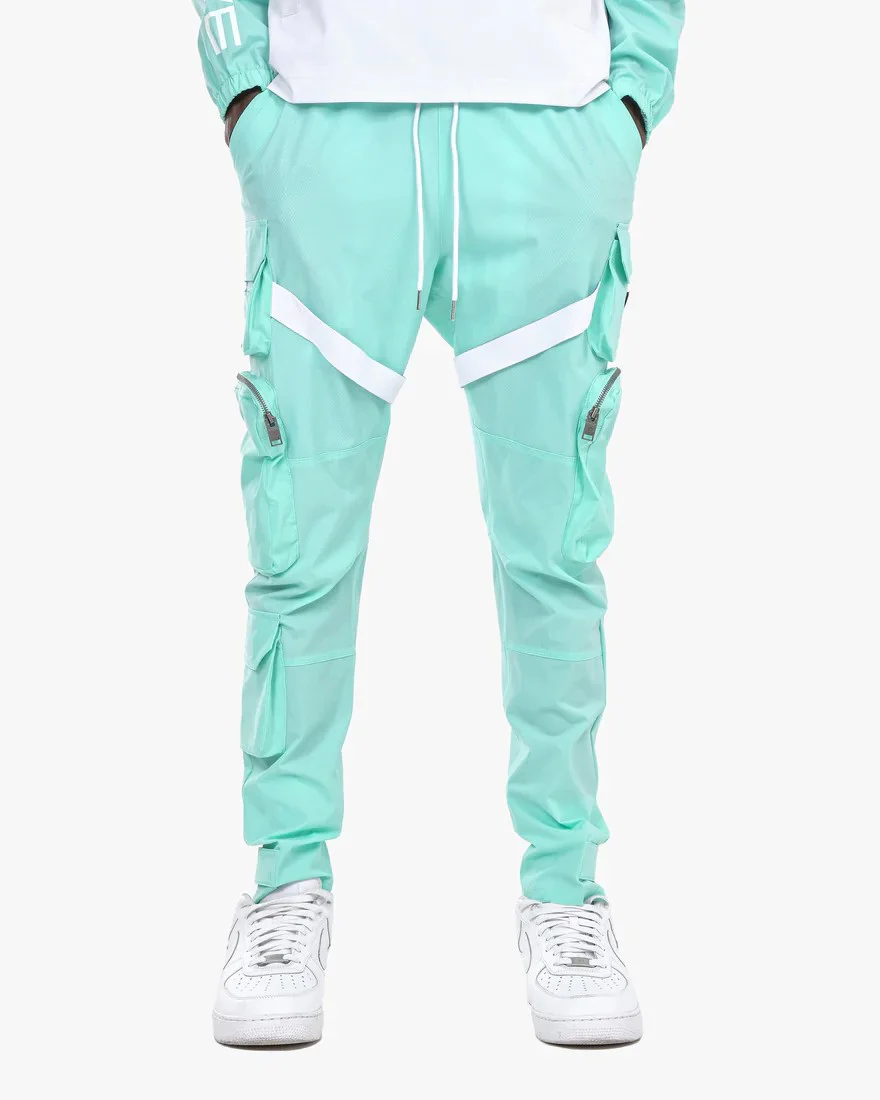 Mint Green Unisex Strap Cargo Pants - Image 6