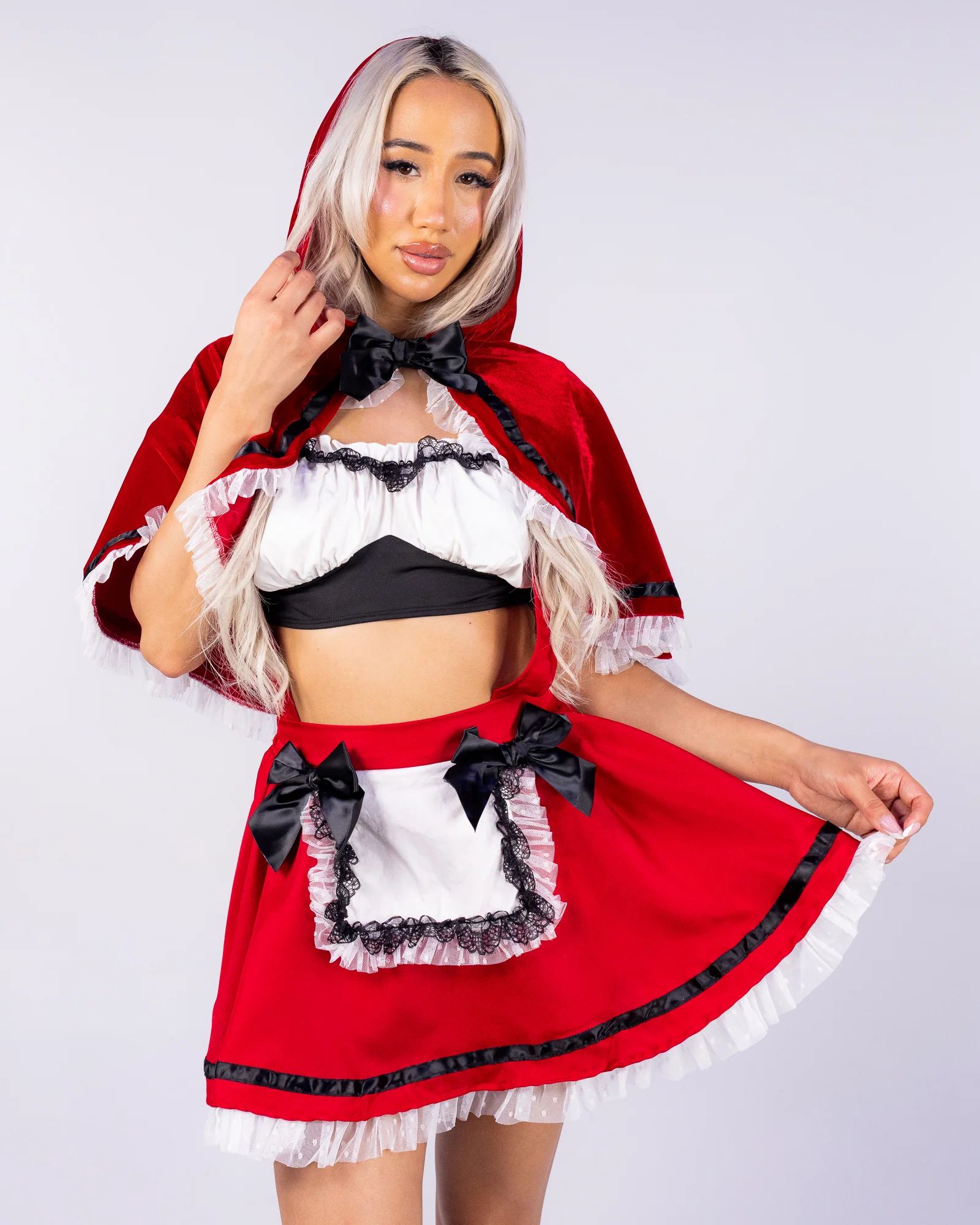 Miss Riding Hood Women's 3pc Costume - Image 3