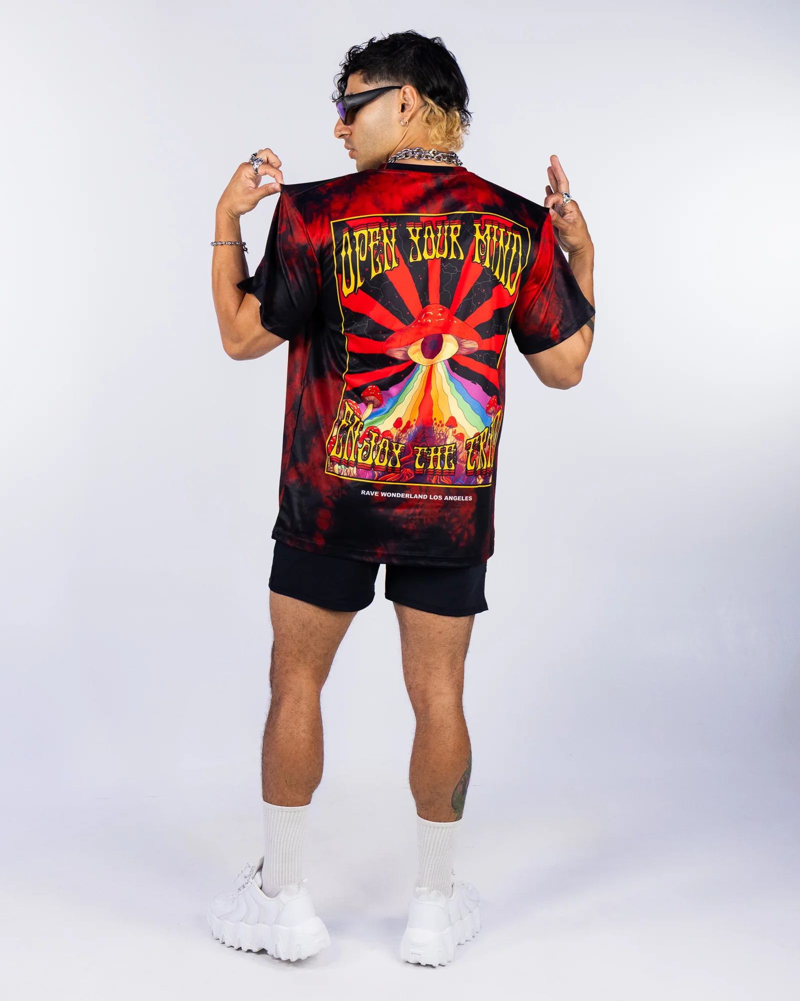 Open Your Mind, Enjoy The Trip Men's Tie Dye T-Shirt - Image 7