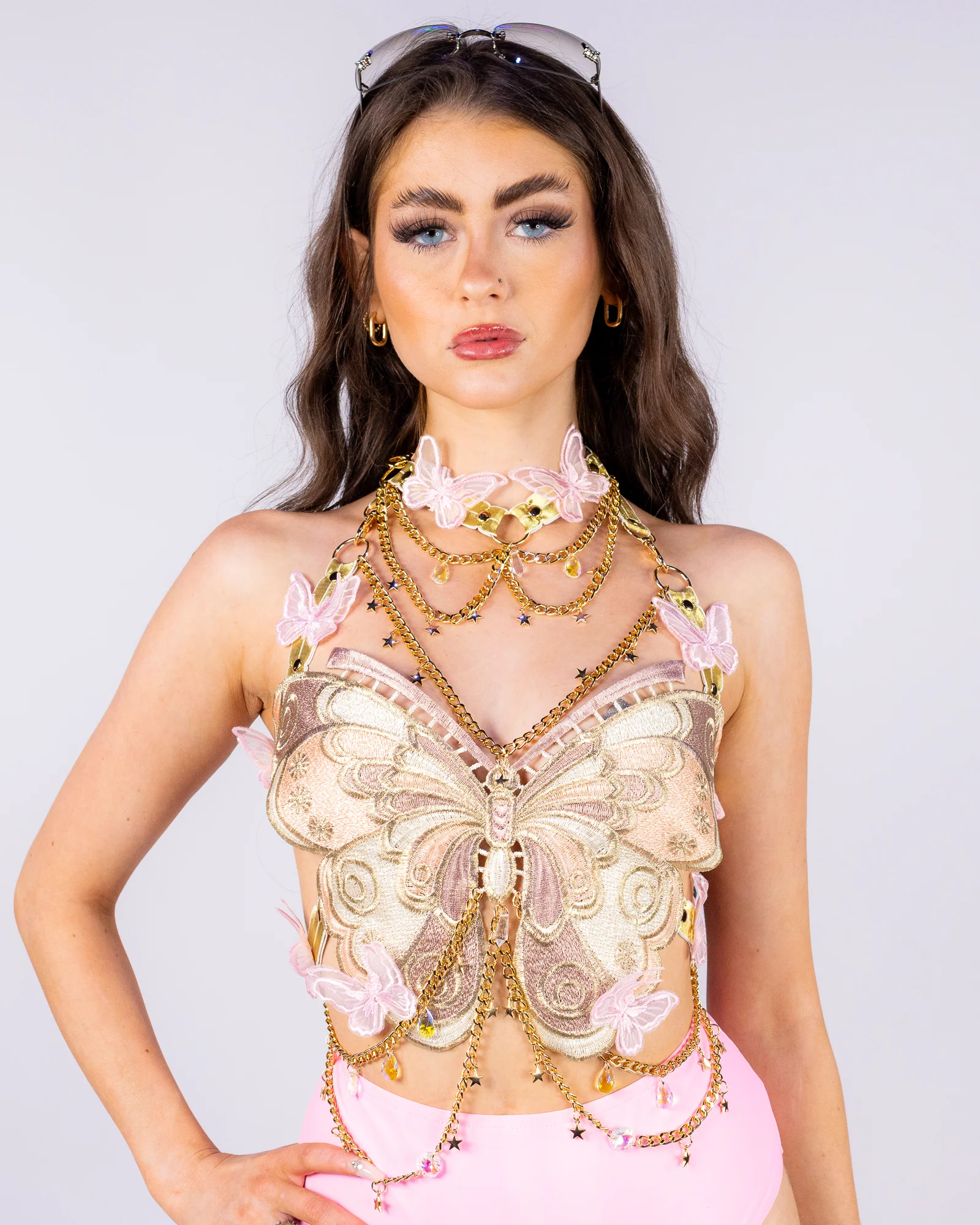 Pink Butterfly Enchantment Women's Top - Image 4