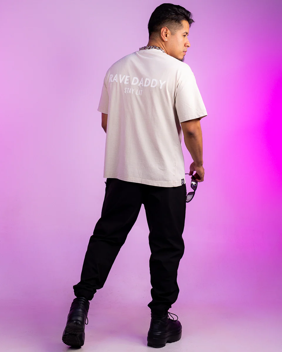 Rave Daddy, Stay Lit Men's T-Shirt - Image 4