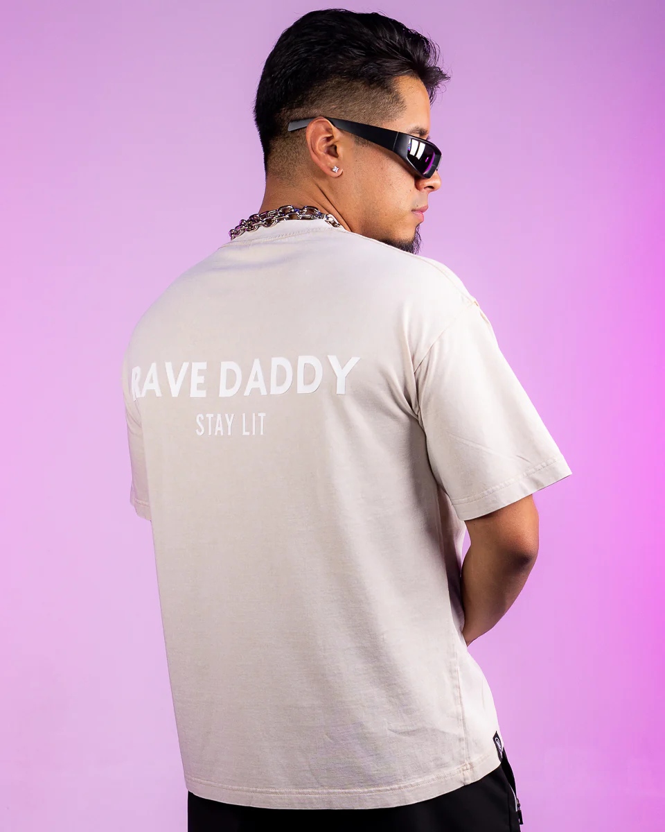 Rave Daddy, Stay Lit Men's T-Shirt - Image 5