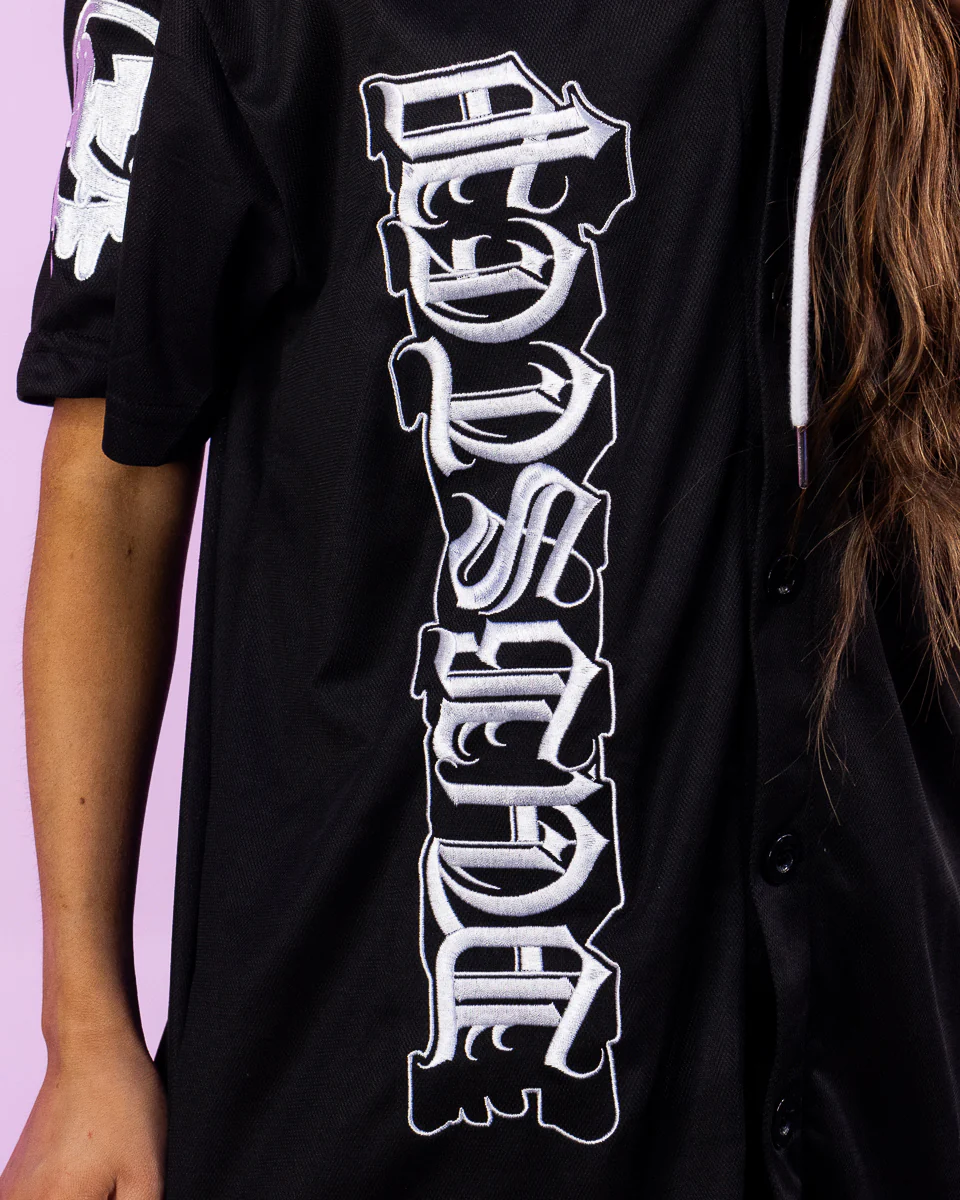 Dubstep Hooded Baseball Jersey - Image 5