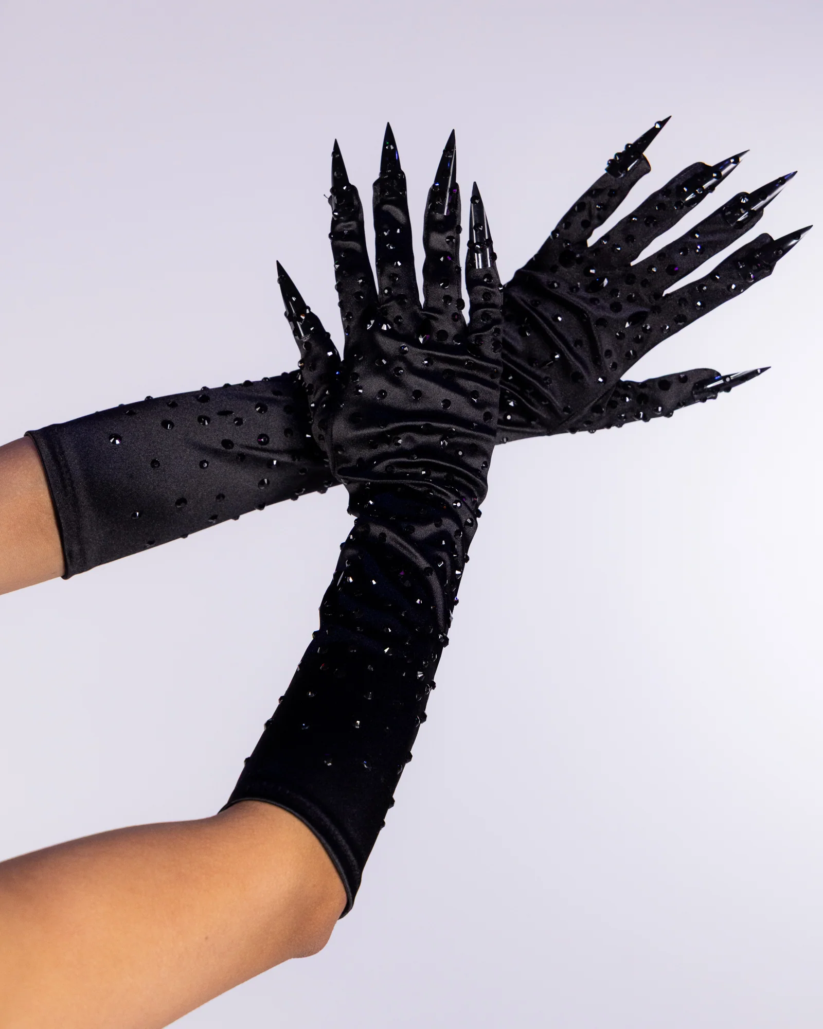 Rhinestone Claw Unisex Gloves - Image 2