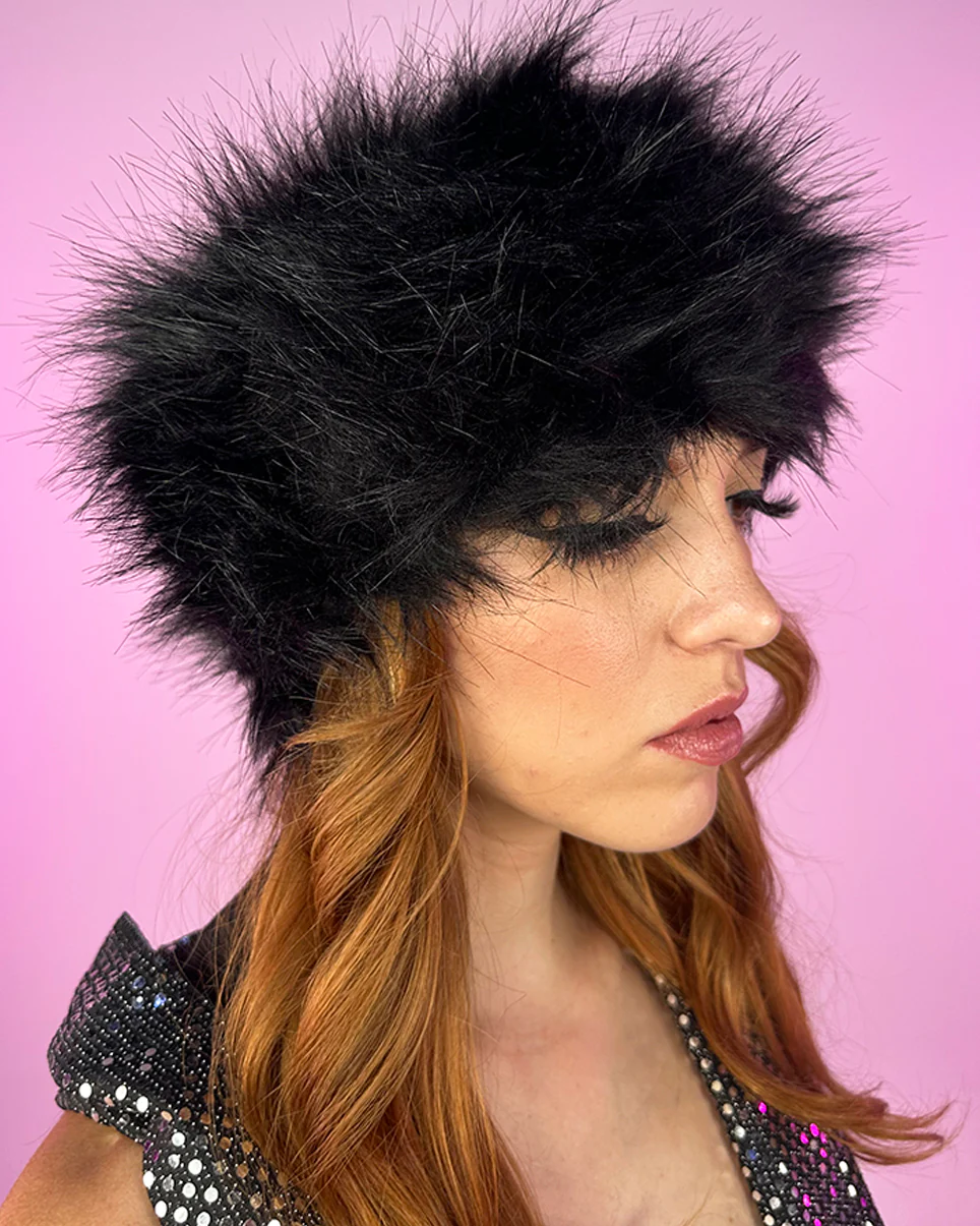 Snow Princess Fuzzy Headband - Image 4